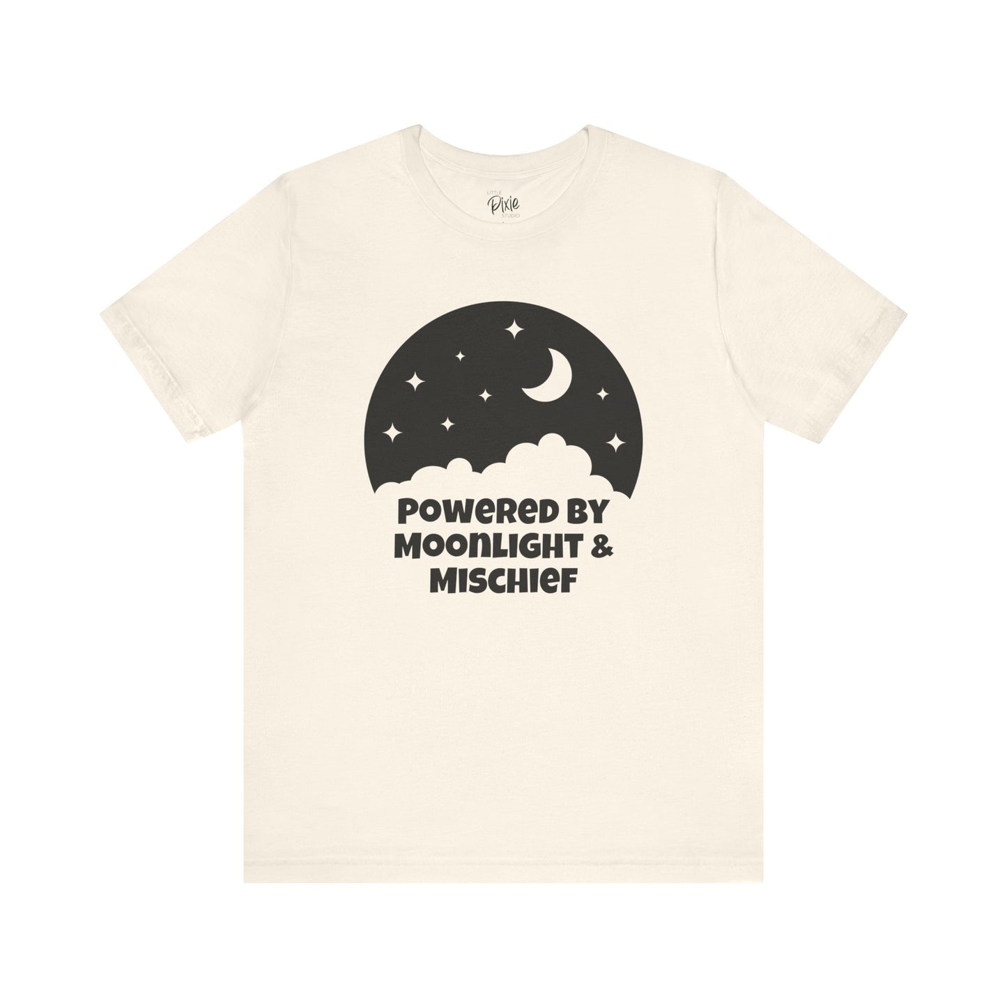 Powered by Moonlight and Mischief – Whimsical Fairycore Tee