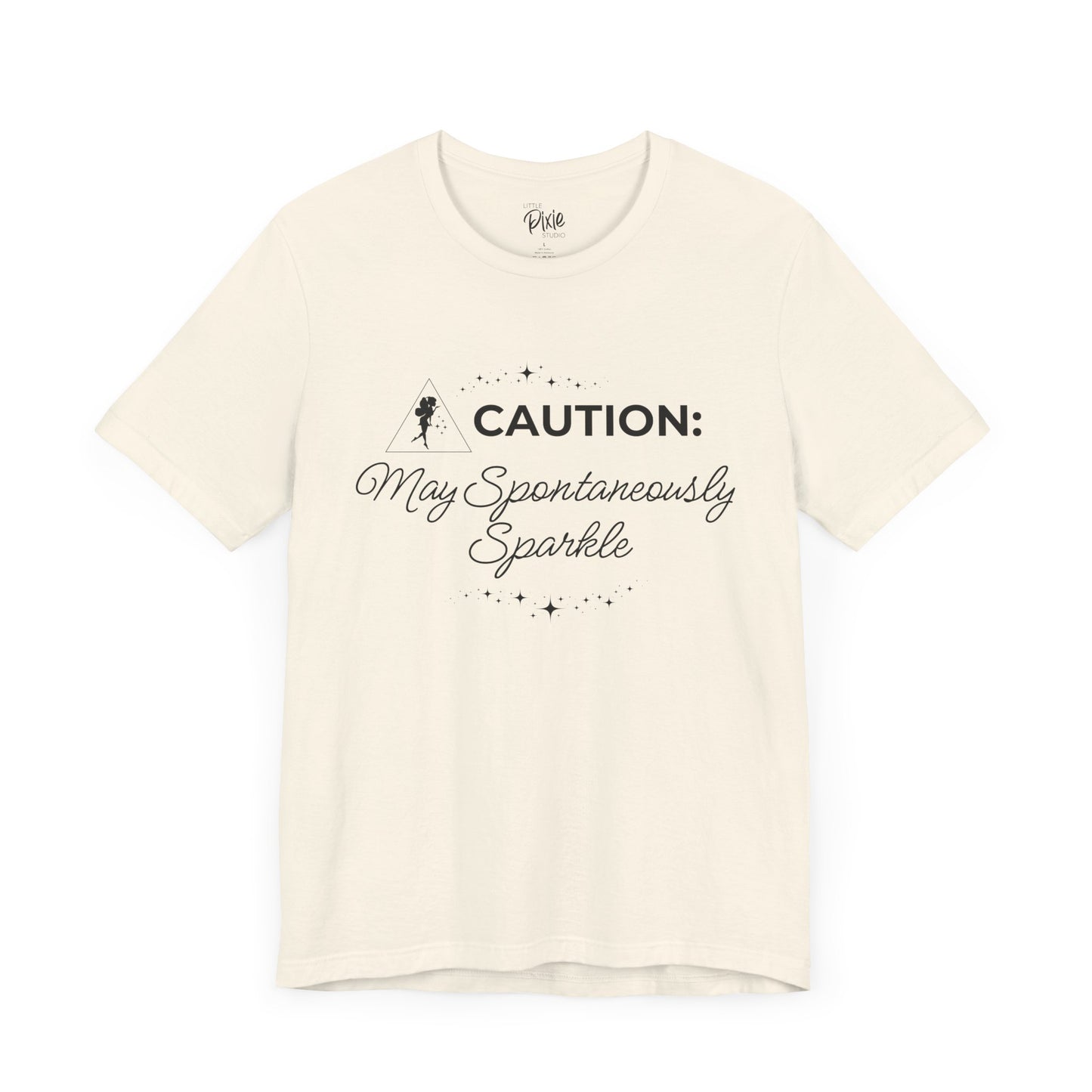 Caution: May Spontaneously Sparkle – Whimsical Fairycore Tee
