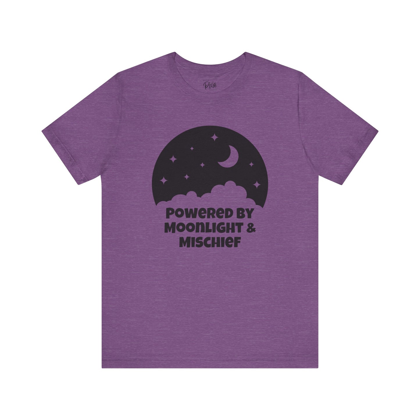 Powered by Moonlight and Mischief – Whimsical Fairycore Tee