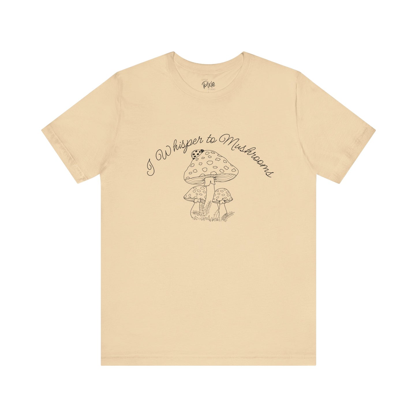 I Whisper to Mushrooms – Whimsical Fairycore Tee
