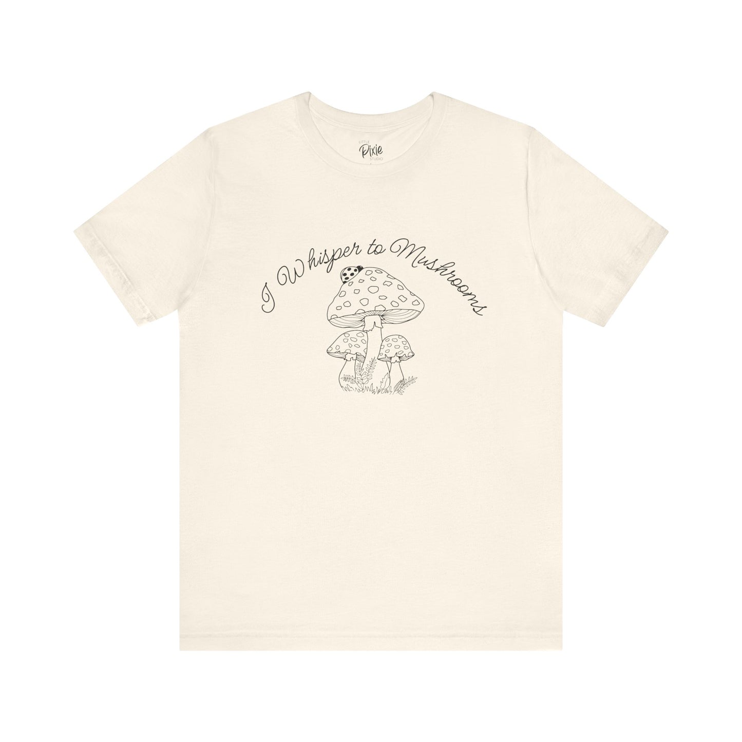 I Whisper to Mushrooms – Whimsical Fairycore Tee