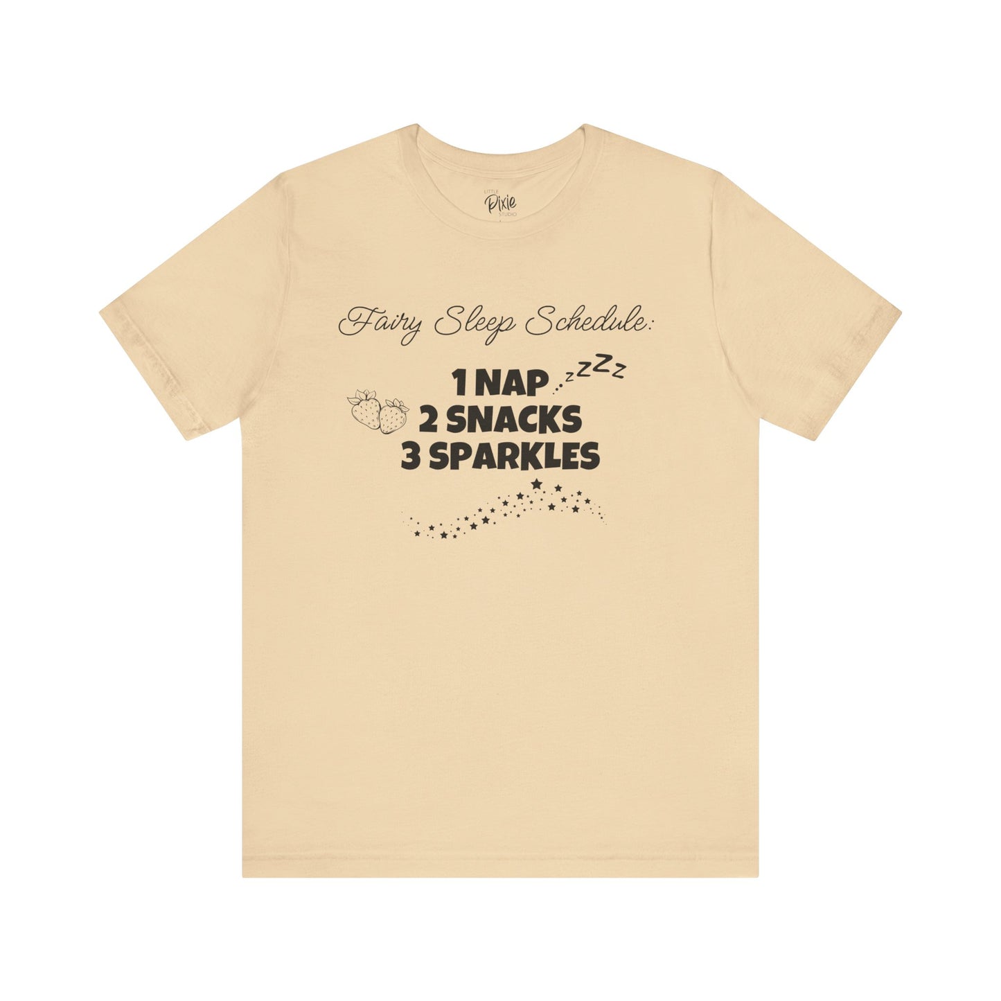 Fairy Sleep Schedule – Whimsical Fairycore Tee