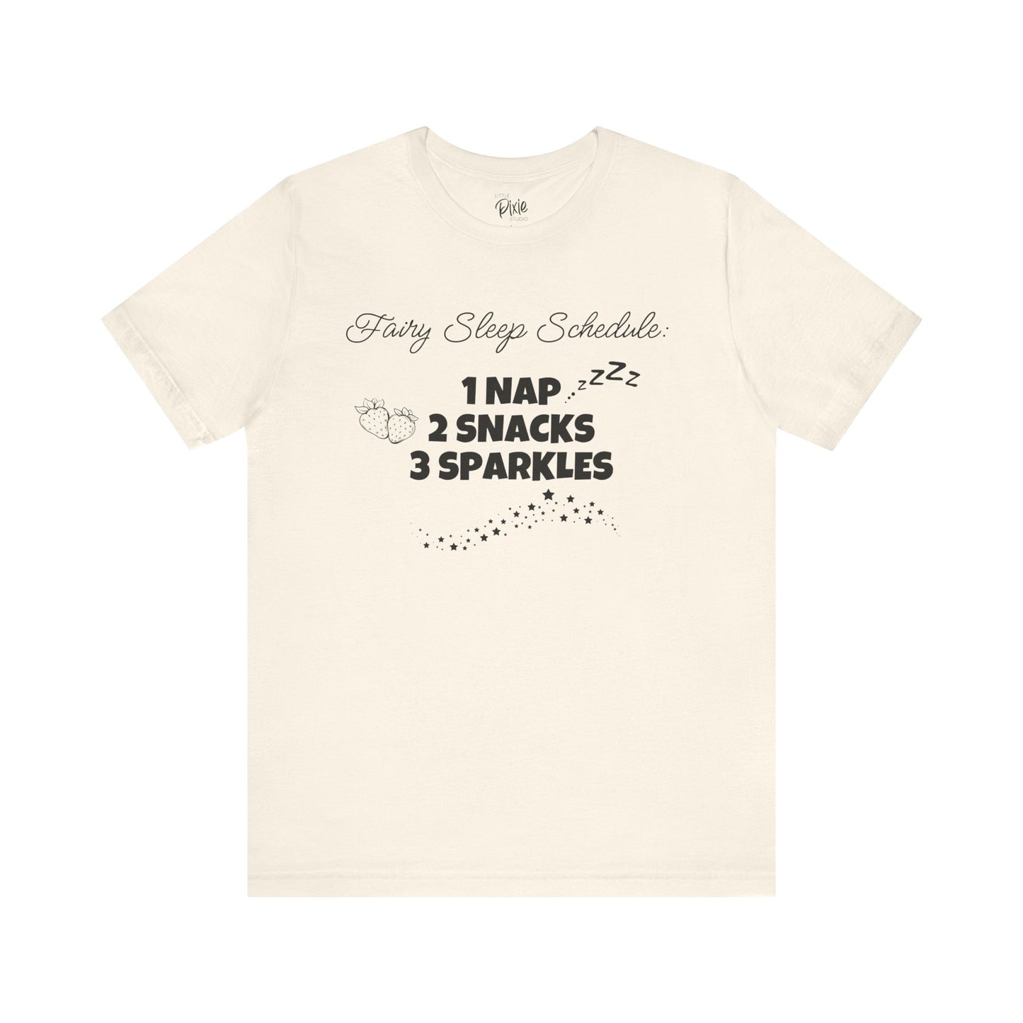 Fairy Sleep Schedule – Whimsical Fairycore Tee