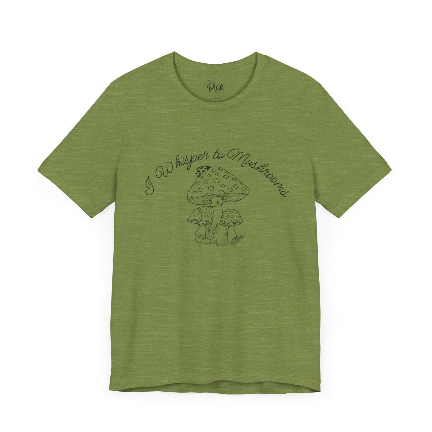 I Whisper to Mushrooms – Whimsical Fairycore Tee
