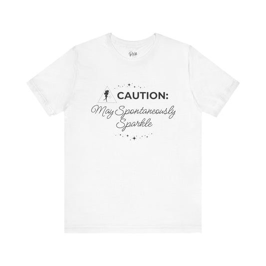 Caution: May Spontaneously Sparkle – Whimsical Fairycore Tee