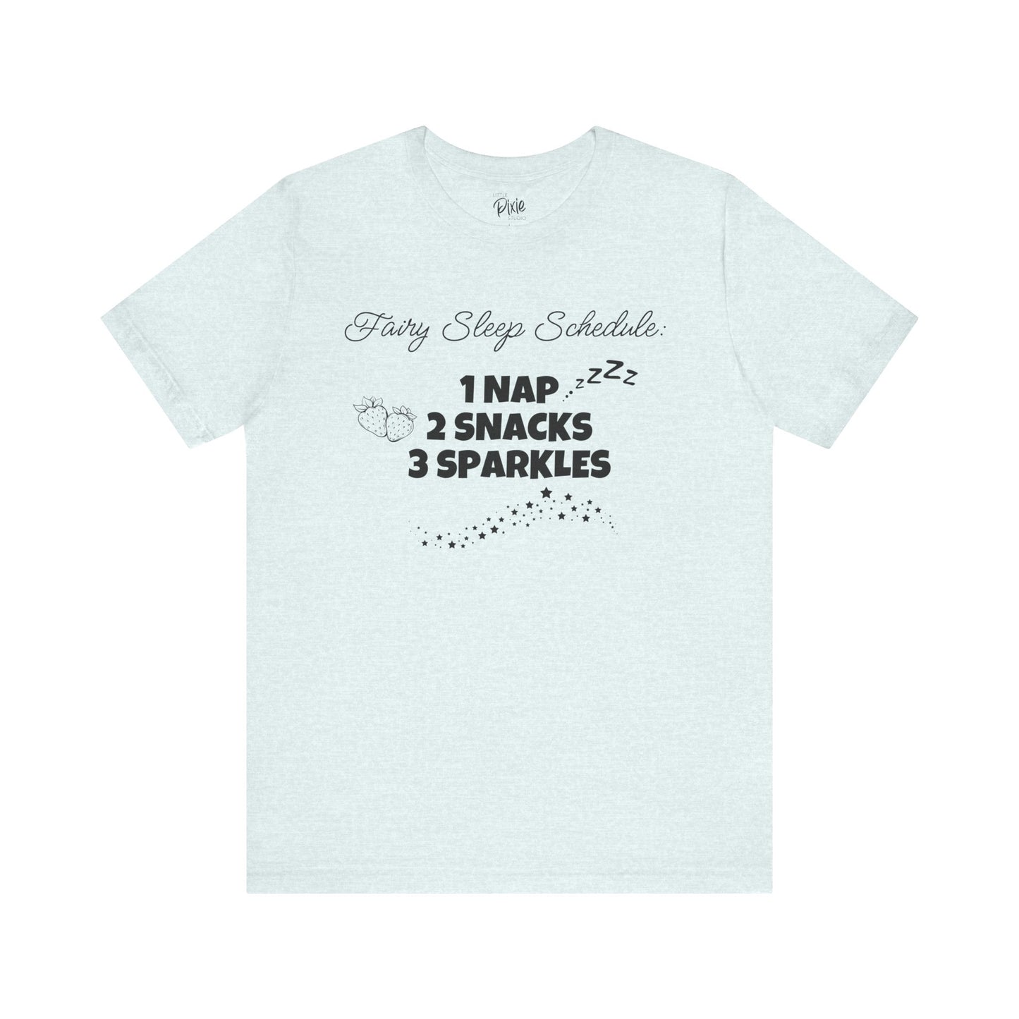 Fairy Sleep Schedule – Whimsical Fairycore Tee