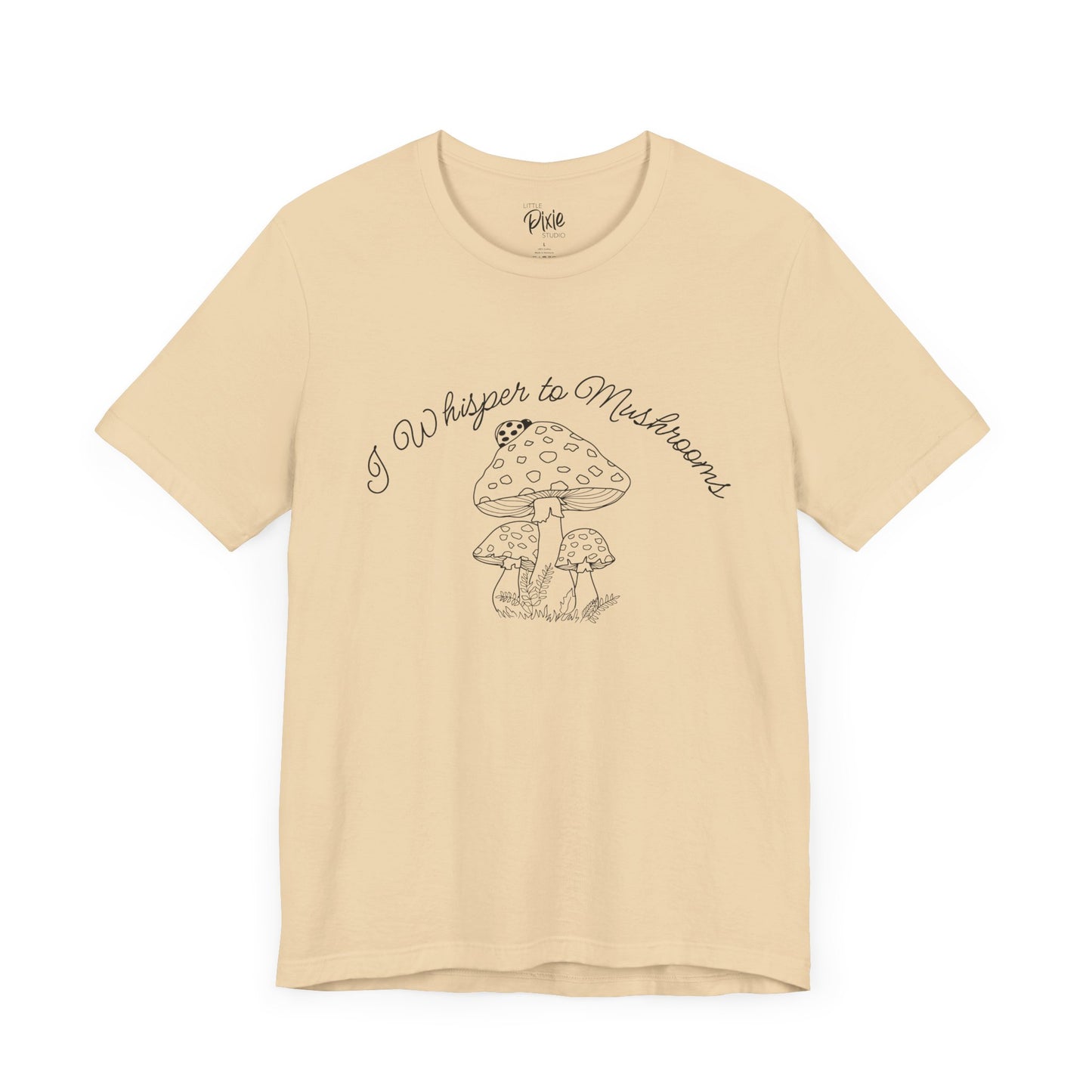 I Whisper to Mushrooms – Whimsical Fairycore Tee