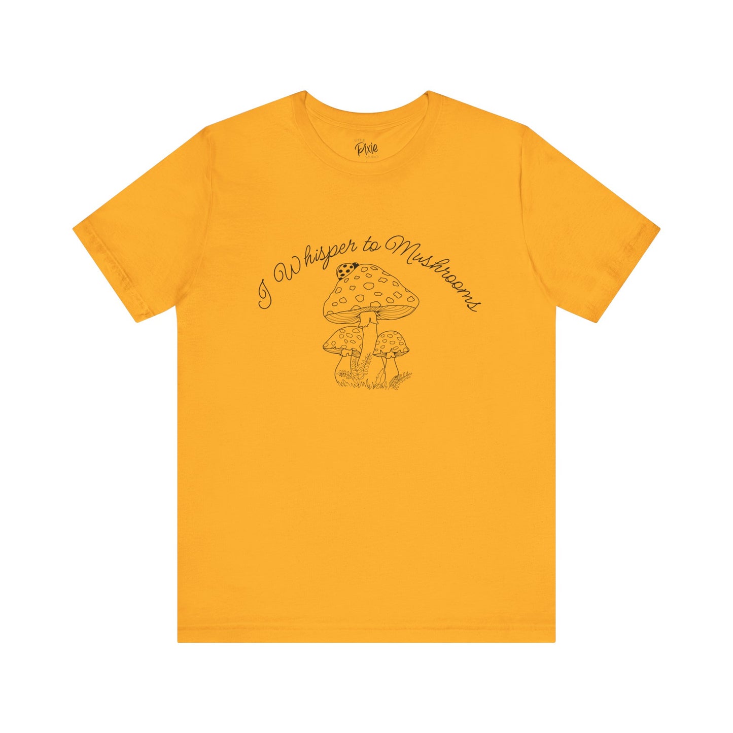 I Whisper to Mushrooms – Whimsical Fairycore Tee