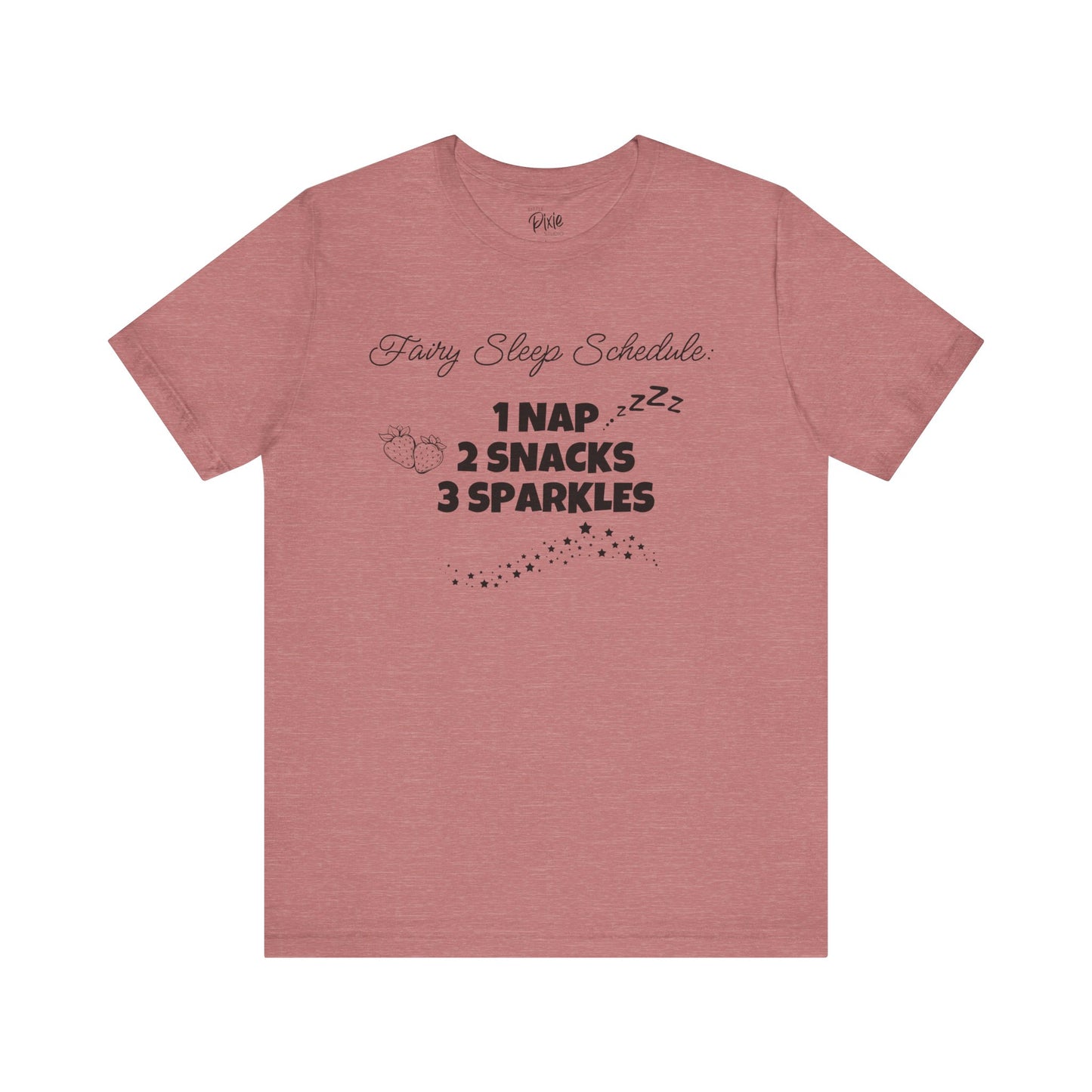 Fairy Sleep Schedule – Whimsical Fairycore Tee
