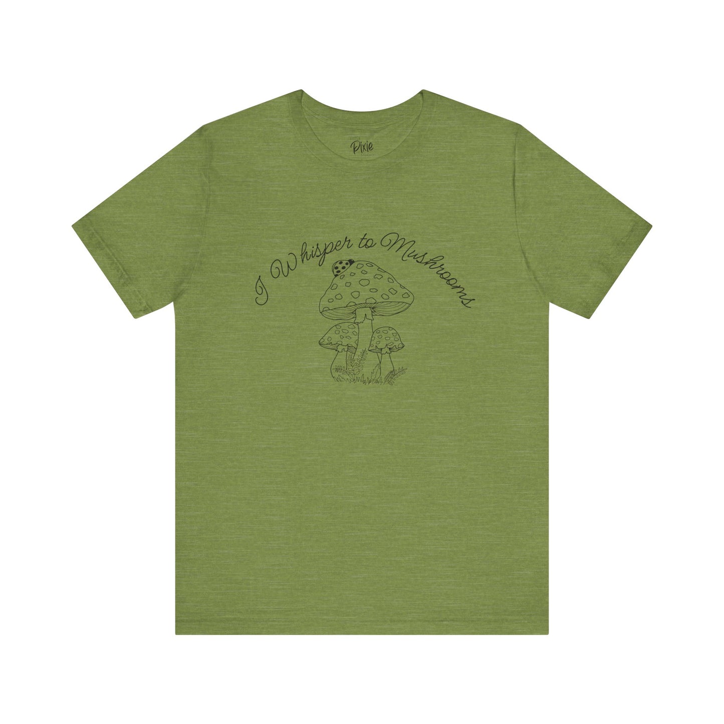 I Whisper to Mushrooms – Whimsical Fairycore Tee