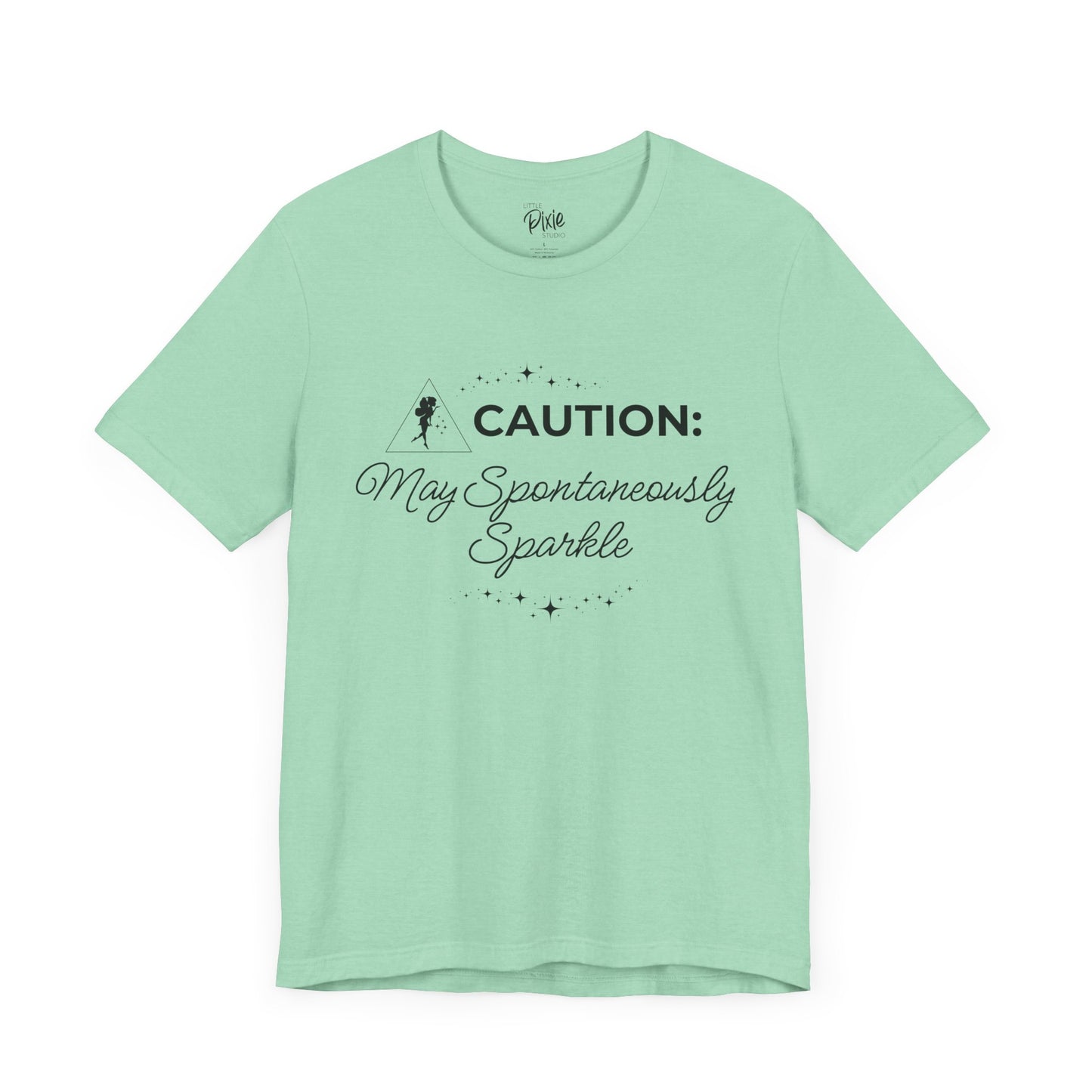 Caution: May Spontaneously Sparkle – Whimsical Fairycore Tee