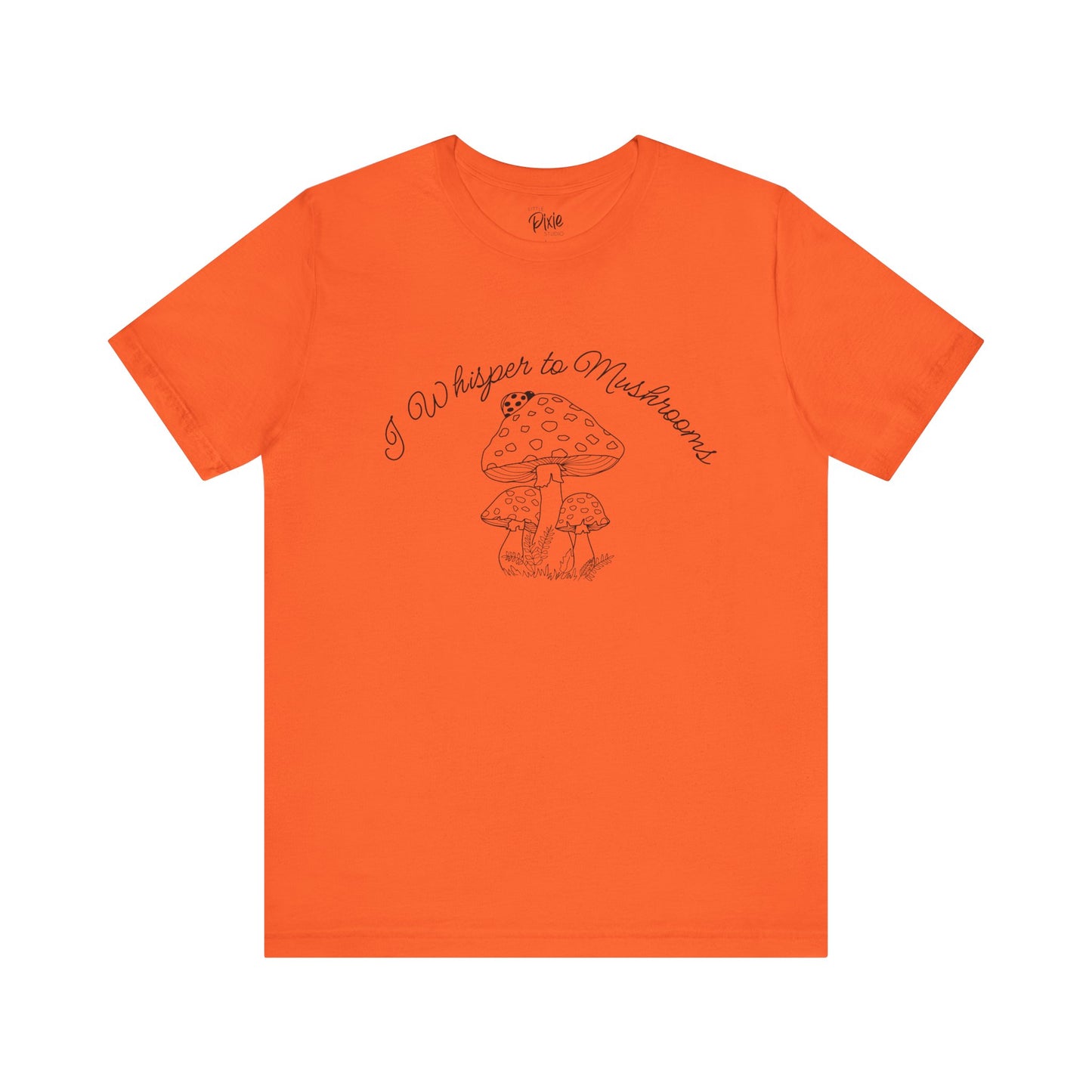 I Whisper to Mushrooms – Whimsical Fairycore Tee