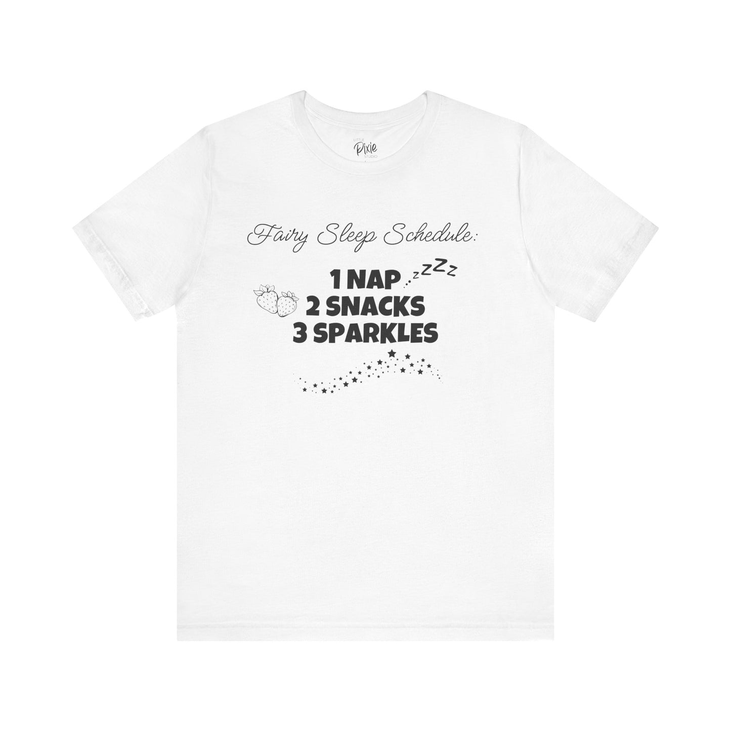 Fairy Sleep Schedule – Whimsical Fairycore Tee