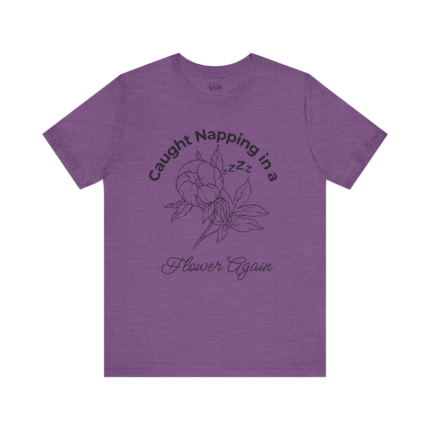 Caught Napping in a Flower Again – Whimsical Fairycore Tee