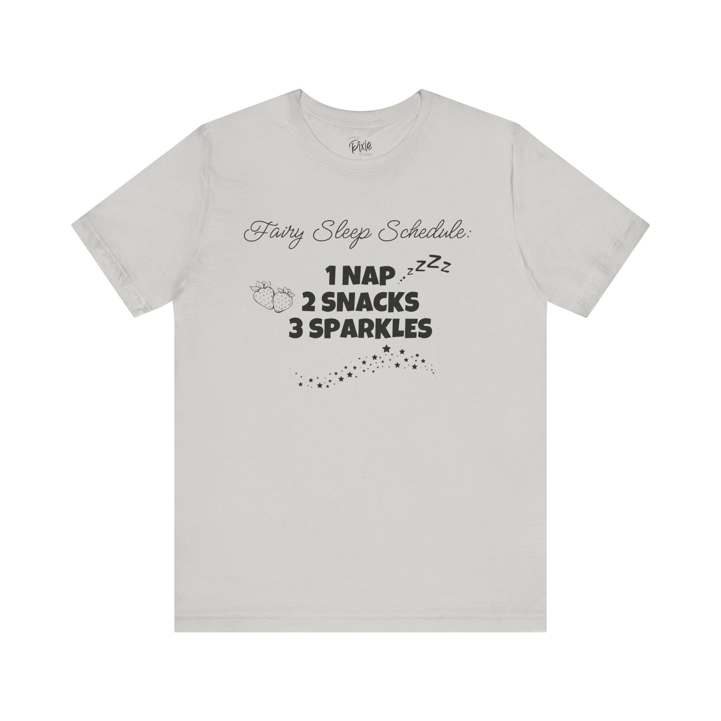 Fairy Sleep Schedule – Whimsical Fairycore Tee