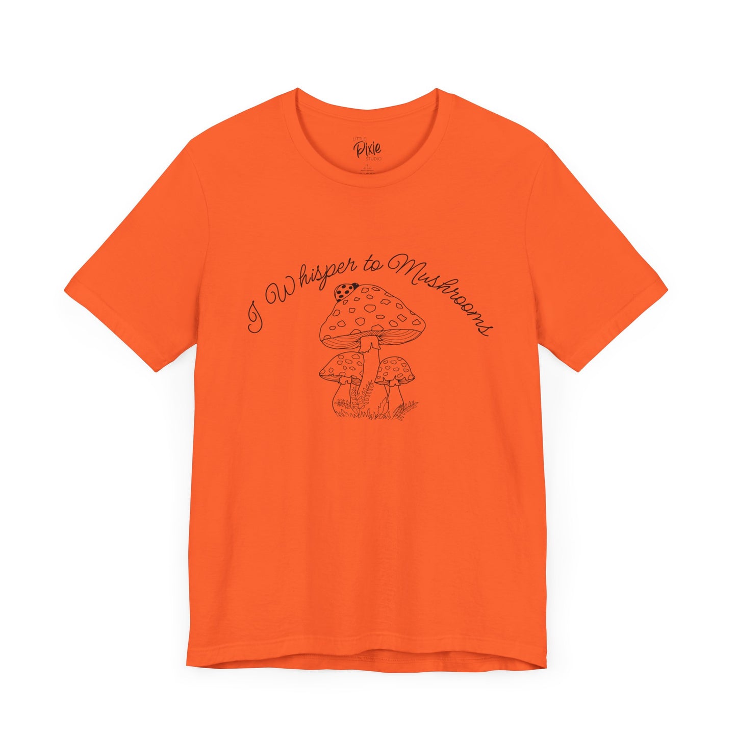 I Whisper to Mushrooms – Whimsical Fairycore Tee